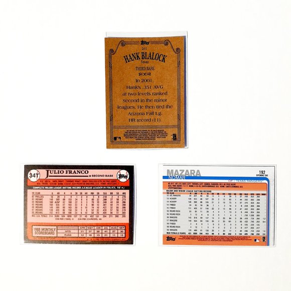 Texas Rangers 9 Card Lot - BSBL [28_1] - Picture 8 of 8